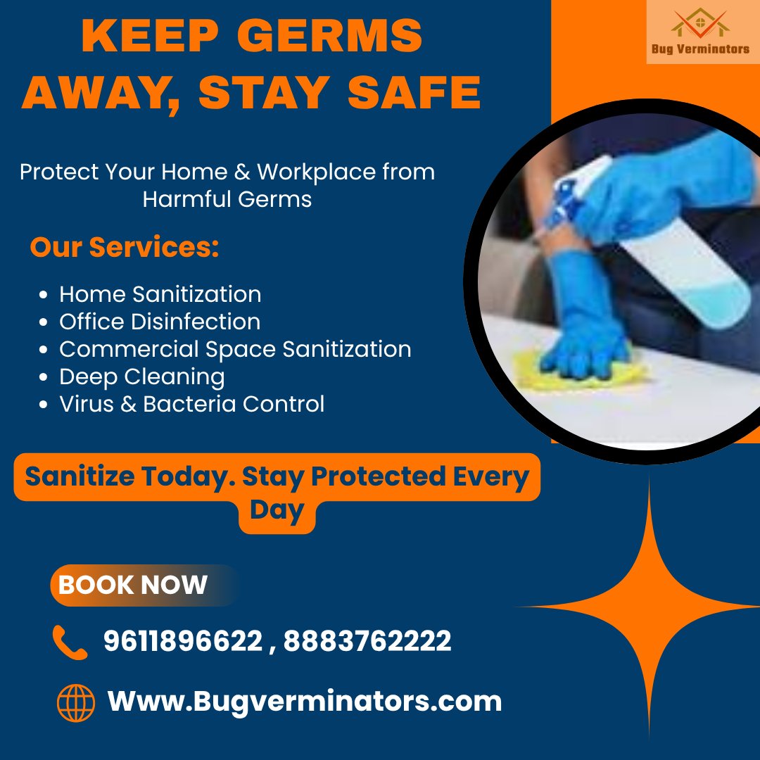 bugverminators's tweet photo. Protect your home and workplace with our professional sanitization and disinfection services.
#SanitizationServices #DisinfectionServices #DeepCleaning #HomeSanitization #OfficeDisinfection #CommercialCleaning #HygieneServices #HealthySpaces #BacteriaControl #BugVerminators https://t.co/utqWuRW9WR