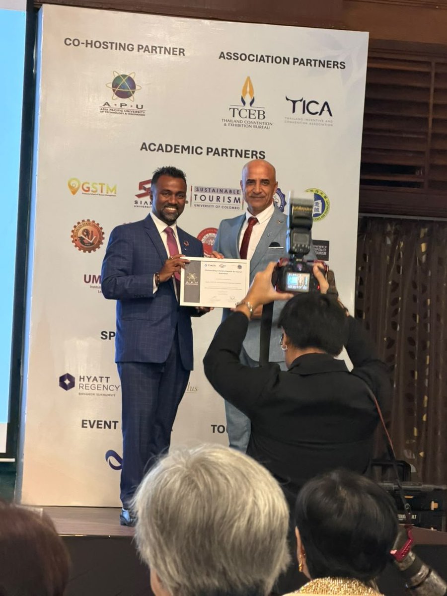 BattatDr's tweet photo. Glad to receive the Outstanding Literary Awards for Social Scientists during the ICOHT 2026, which took place in Bangkok, July 2026. https://t.co/7IkSoxwNex