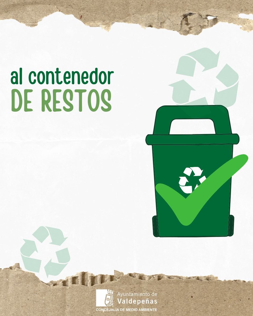 m_ambvaldepenas's tweet photo. ♻️ EL ERROR DE RECICLAJE DE LA SEMANA

¿Es de plástico? Entonces… ¿al amarillo? ¡No siempre! 👀

El contenedor amarillo está destinado a envases de plástico, latas y briks, no a cualquier objeto fabricado con plástico. https://t.co/AJ87ZPsgAK