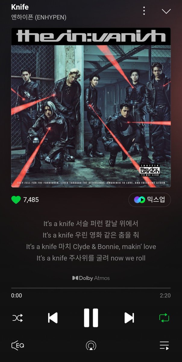 puppiesbreads's tweet photo. bloody paradise officially reachs 7.5k likes on melon only in 5 hours surpasses knife (7.4k like in 6 months) WHAT A POWERFUL COMEBACK ENHYPEN YOU'RE SO LOVED 😭🔥 https://t.co/Uqc74UZkw1