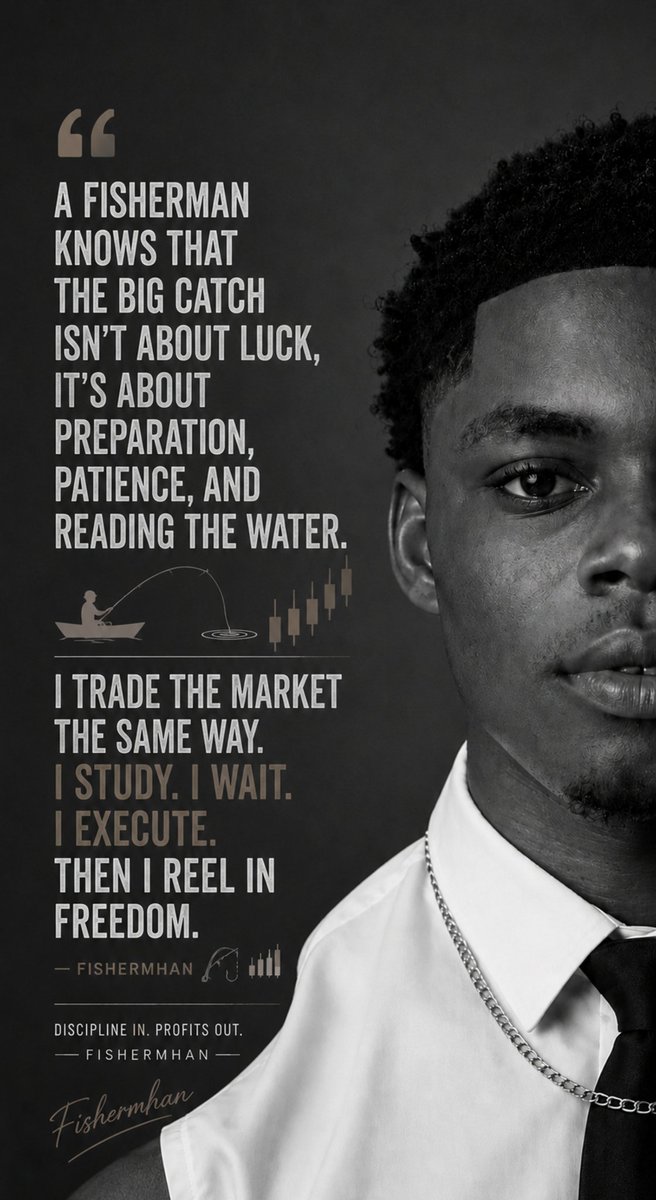 fishermhan's tweet photo. A fisherman doesn’t chase luck.
He prepares. He waits. He reads the water. 🎣📊

I trade the same way.
Discipline in. Freedom out.

#fishermhan #forexmarket https://t.co/FbQL0mgBmd