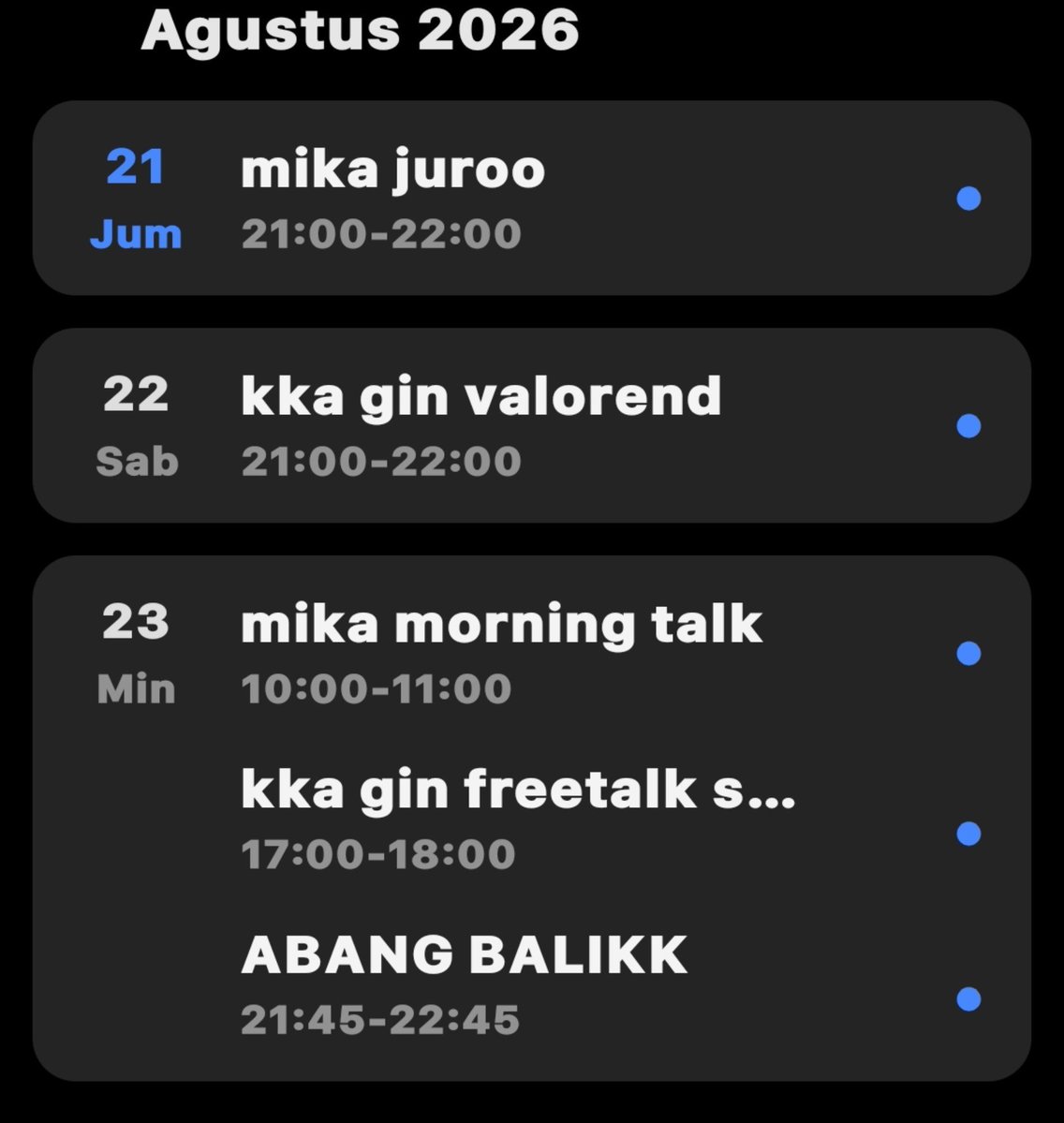 naspadtillidie's tweet photo. kelupaan morning talk mika angjay, aduh Minggu bahagia minggu cerah minggu sehat https://t.co/Qrt3513qdv