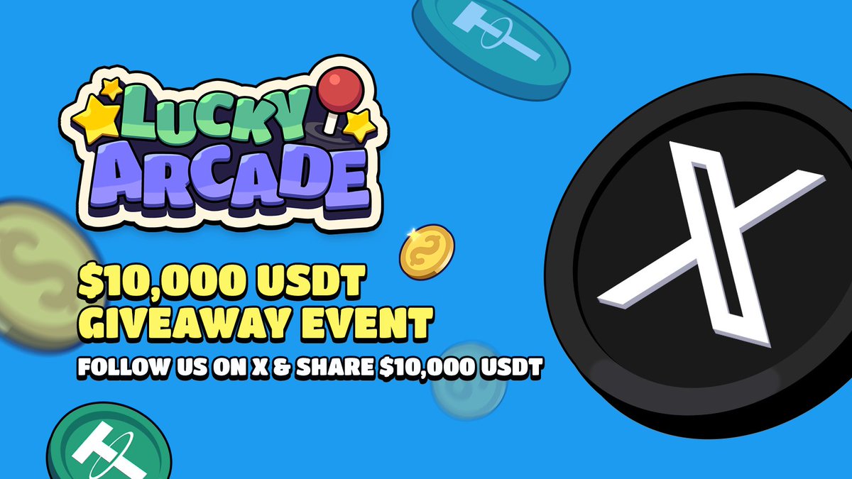 Lucky_Arcade's tweet photo. 🚨 $10,000$USDT MEGA GIVEAWAY EVENT! 🚨Ready to secure your bag? 
💰 Complete the missions below to win your share!

1️⃣ Follow @Lucky_Arcade on X 🕹️
2️⃣ RT, Like, and Reply by tagging your frens 👯‍♂️
3️⃣ Submit your entry via the Google Form 📝

🔗 Form Link: 
https://t.co/kyXDPjQ0Lk

#event #giveaway #USDT