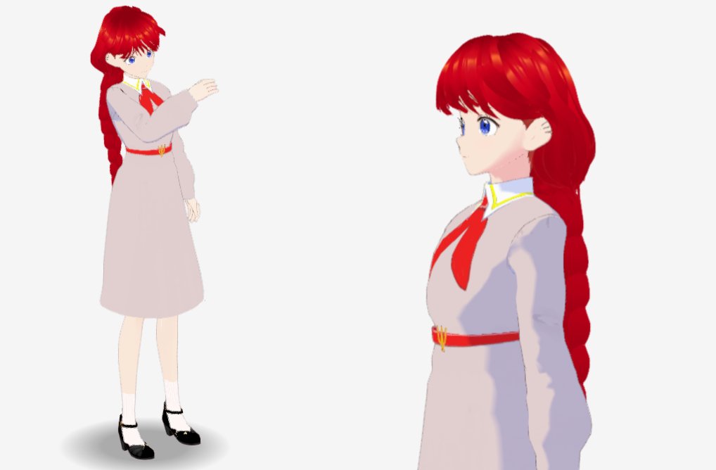 tesra1141's tweet photo. ララちゃんの3Dモデルを作ってみました
 #さよララ夏の自由研究
https://t.co/J3nQ7hro4p #VRoidHub https://t.co/1OObSqNHYw