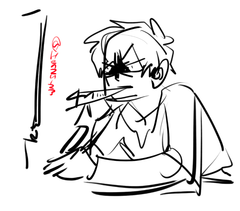 Henzu_23's tweet photo. お絵描きの時間足りなくてこれ https://t.co/0Twx9b9wUS