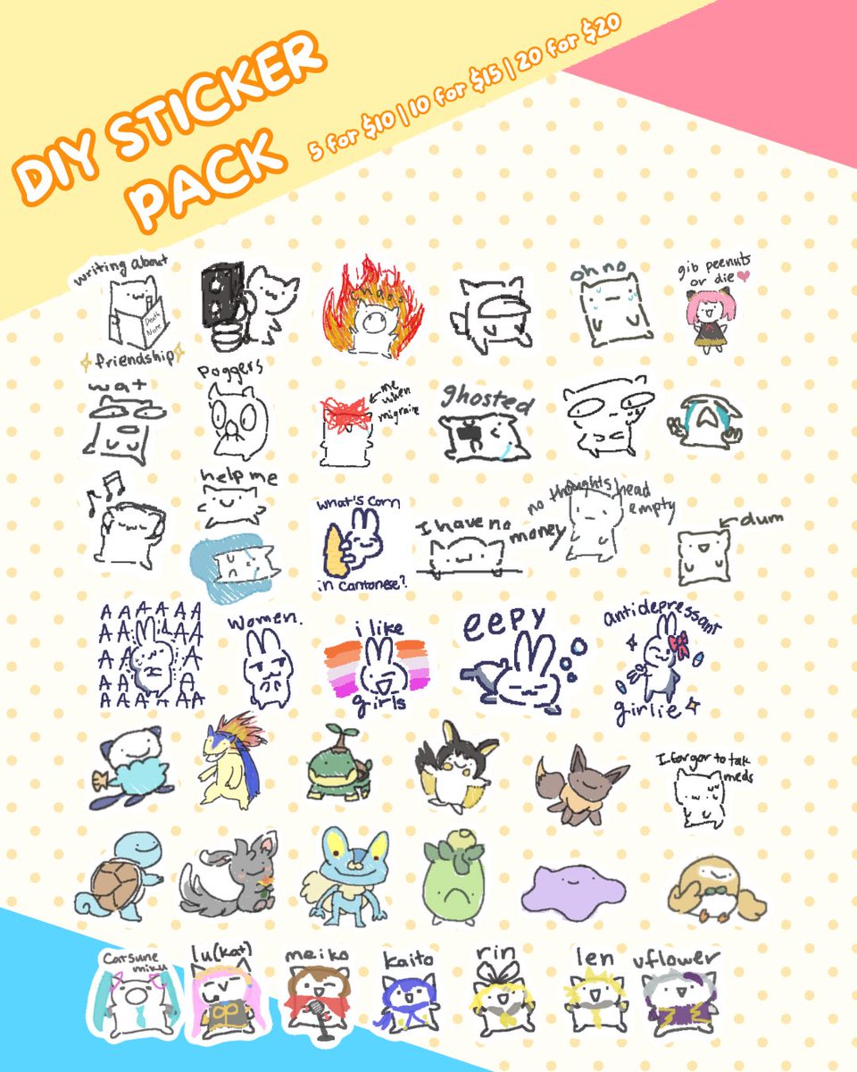 yellojellowprez's tweet photo. anime impulse orange county product catalog! #aioc 
i’m most excited about my deltarune fanart! I also have a lot of chiikawa, miku/vocaloid, and pokemon fanart! 
#deltarunechapter5ㅤ #deltaruneㅤㅤㅤ  #chiikawa #miku https://t.co/0Zpc0azFtz