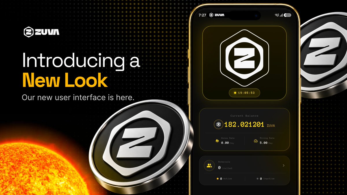 ZuvaNetwork's tweet photo. Finally we just gave the ZUVA app a new look!  

The new interface is cleaner, everything feels smoother, navigation is way easier, and the whole app just feels better to use.

We’ve been building behind the scenes, and this update is one of those changes you’ll notice immediately.

And we’re not done yet. 

The update is Live now!

Go check out the new ZUVA app and tell us what you think. How are we looking?