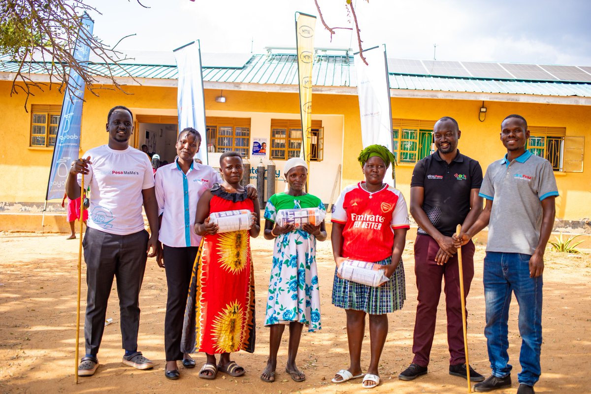 clinicPesa's tweet photo. The clinicPesa team is on the ground in Amudat District for the #21DaysOfYelloCare, showing up, connecting with communities and championing better access to healthcare.
From our team to the community, we show up, we serve, we make an impact! 
#DoingForTomorrowToday https://t.co/EMG5eH9SjA