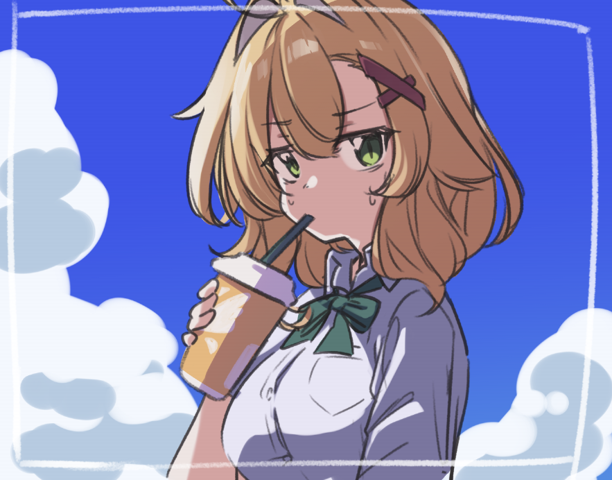teru_NTK's tweet photo. 夏OC https://t.co/1Spn24NvC0