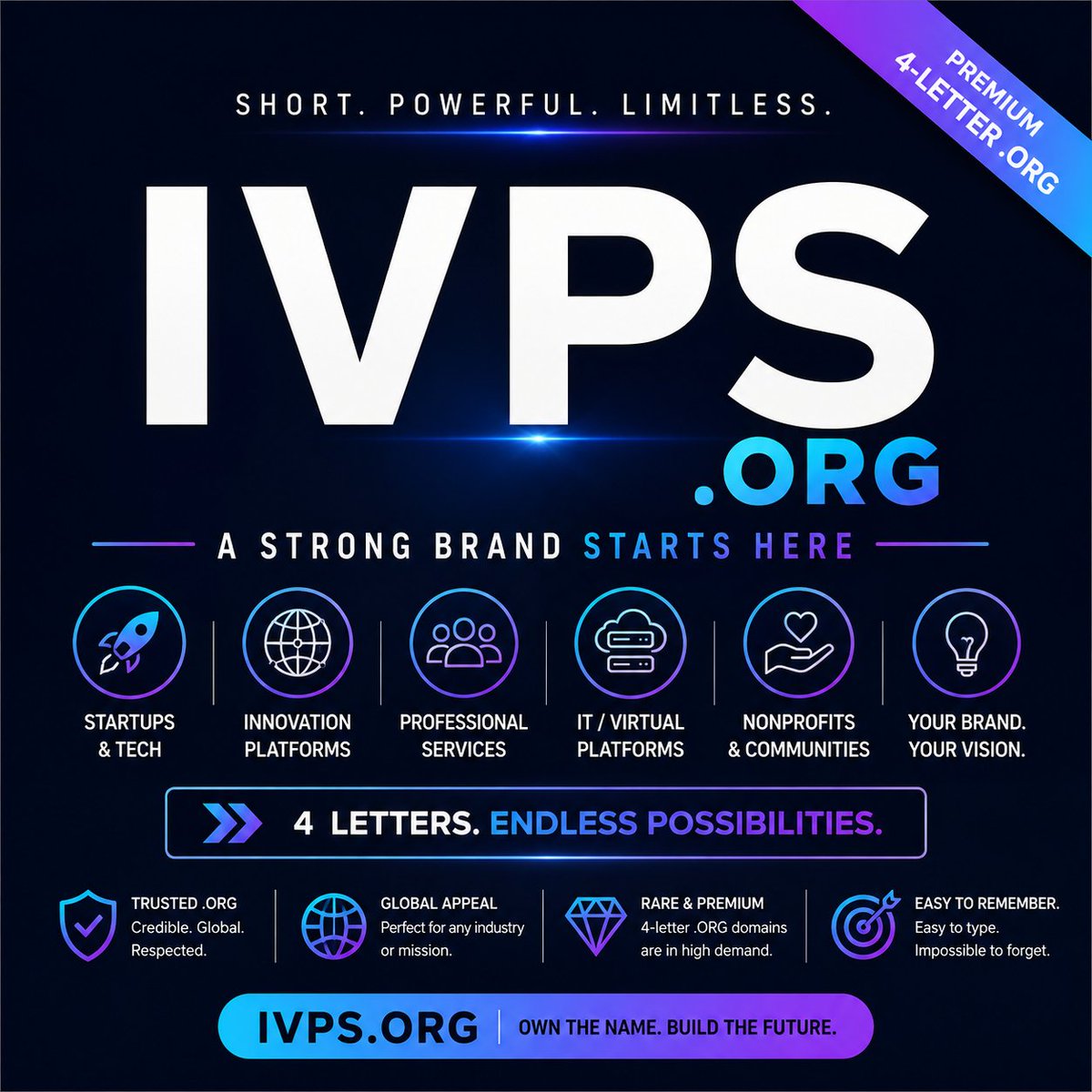 hadnow's tweet photo. https://t.co/MGMflsYjBr — a sharp 4-letter #ORG for startups, platforms &amp; organizations. Ideal for Innovation, Virtual Platforms, Professional Services, AI/tech ventures, nonprofits, a custom acronym brand. Memorable. Global. #Startups #Domains #DigitalAssets #Entrepreneurs #VPS https://t.co/FnaRfGCBg9