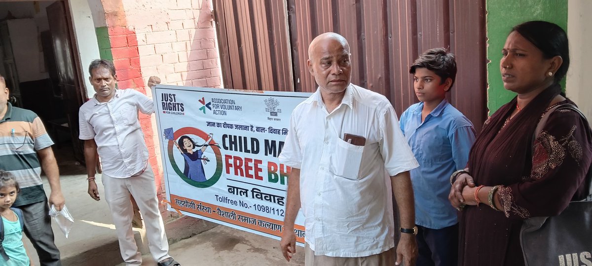 skvikal's tweet photo. VsksBegusarai 
@JustRightsIndia 
#TogetherWeshall
#ChildMarriageFreeBharat
@Annapurna4BJP 
@Bhuwan_Ribhu 
@narendramodi 
@MinistryWCD 
@NITIAayog 
@mygovindia https://t.co/0thWIccIaJ