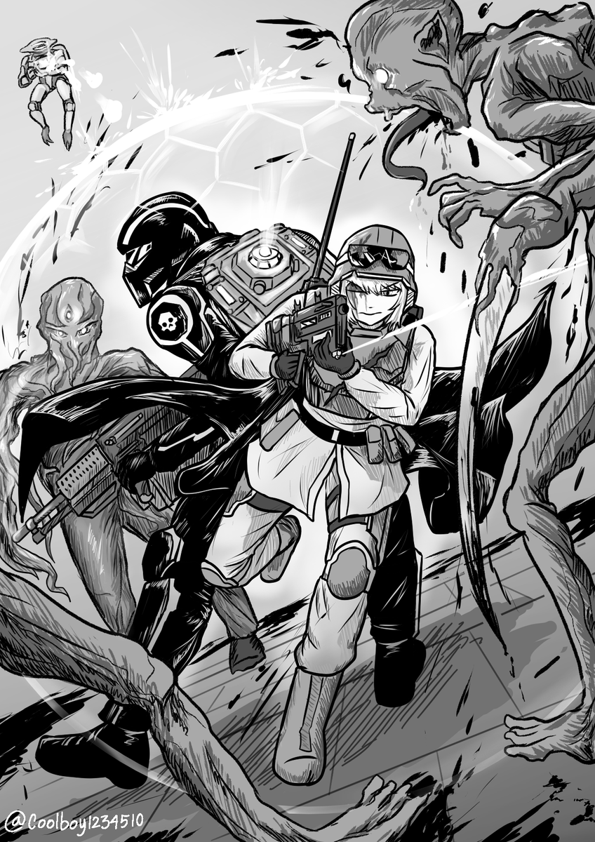 Coolboy1234510's tweet photo. Against the horrors of the void!
FIGHT AS ONE!
#helldiver2 #helldivers2art https://t.co/xQpGXj5mfO