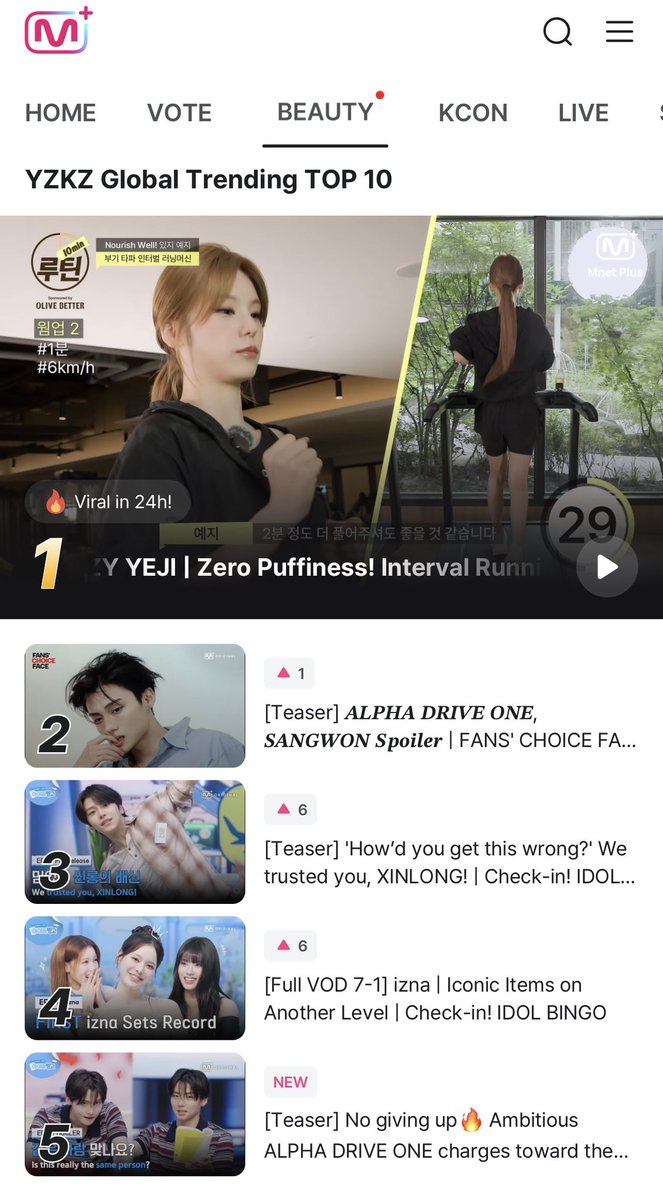 yeji_midzyfury's tweet photo. YEJI EPISODE THAT WAS OUT IN THE PAST HOUR IS ALREADY NUMBER ONE IN
[YZKZ Global Trending TOP 10 ] 
AND AT NUMBER 3 [Global Trending TOP 10] 😳❤️‍🔥 https://t.co/Yzt9rbVGT9