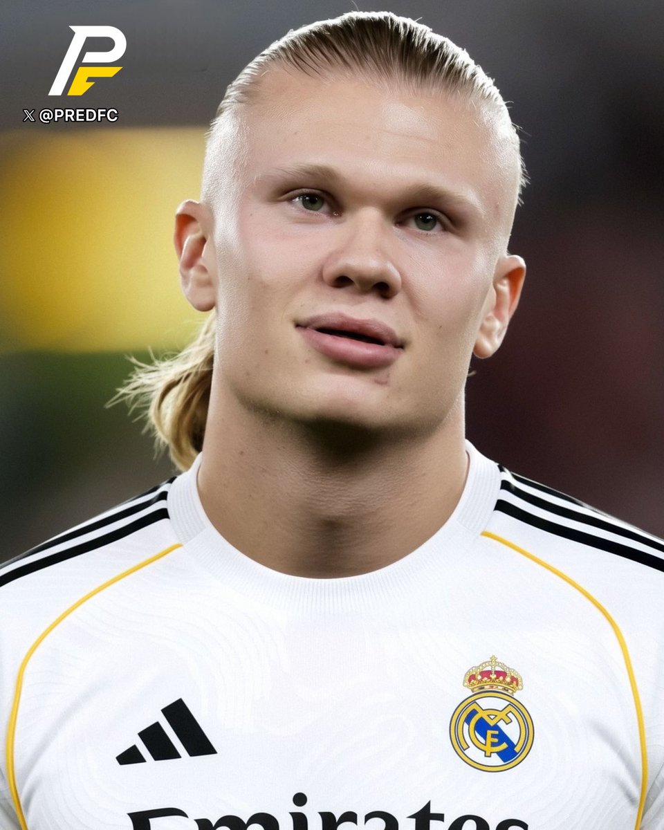 PREDFC's tweet photo. 🚨PREDICTION: Erling Haaland will leave Manchester City for Real Madrid by the end of the season. https://t.co/DM4CpXiQRF