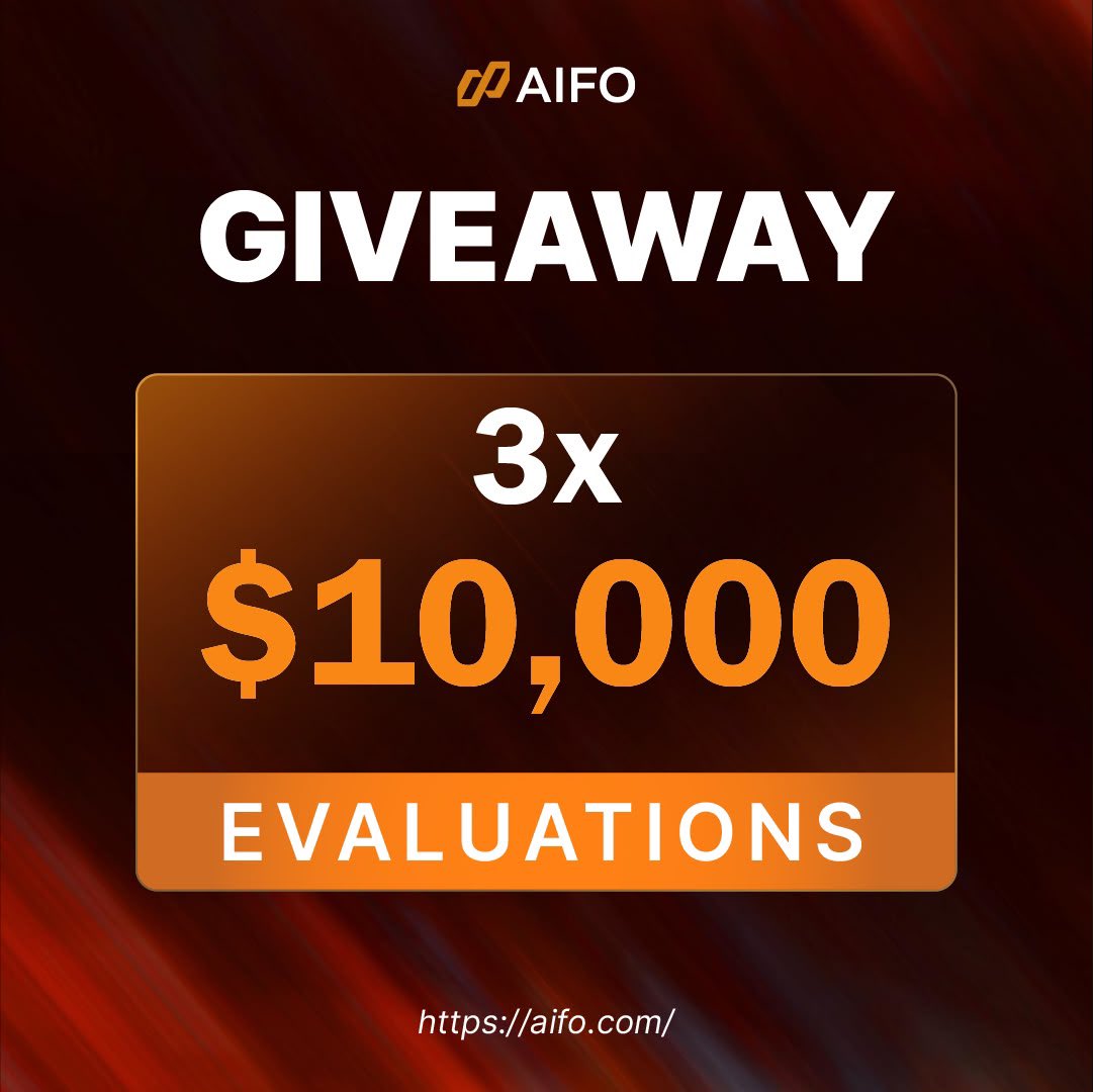 damibillions_'s tweet photo. 🚨 GIVEAWAY ALERT 🚨 

I’m giving out 3 X One step $10,000 accounts in collaboration with @AifoFunding

Follow this instructions 

👉 Follow @AifoFunding | @isaacoladipupo | @damibillions_ 

👉 Also follow @idstwnm @LUTHERLMS @ChiraDawn 

👉 Sign up on the AIFO website: https://t.co/2kIBAEf3gT (share proof below)

👉 Join the discord channel: https://t.co/QGLvdKPI9v

👉 Like and retweet AIFO pinned tweet 

👉 Tag 4 traders 

Winners will be announced in 5 days