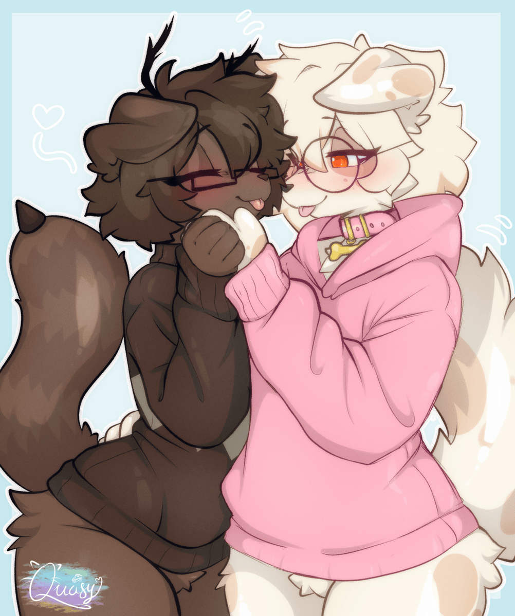 QuasyArt's tweet photo. couple comm :3 💜 https://t.co/wPF0o2wD2f