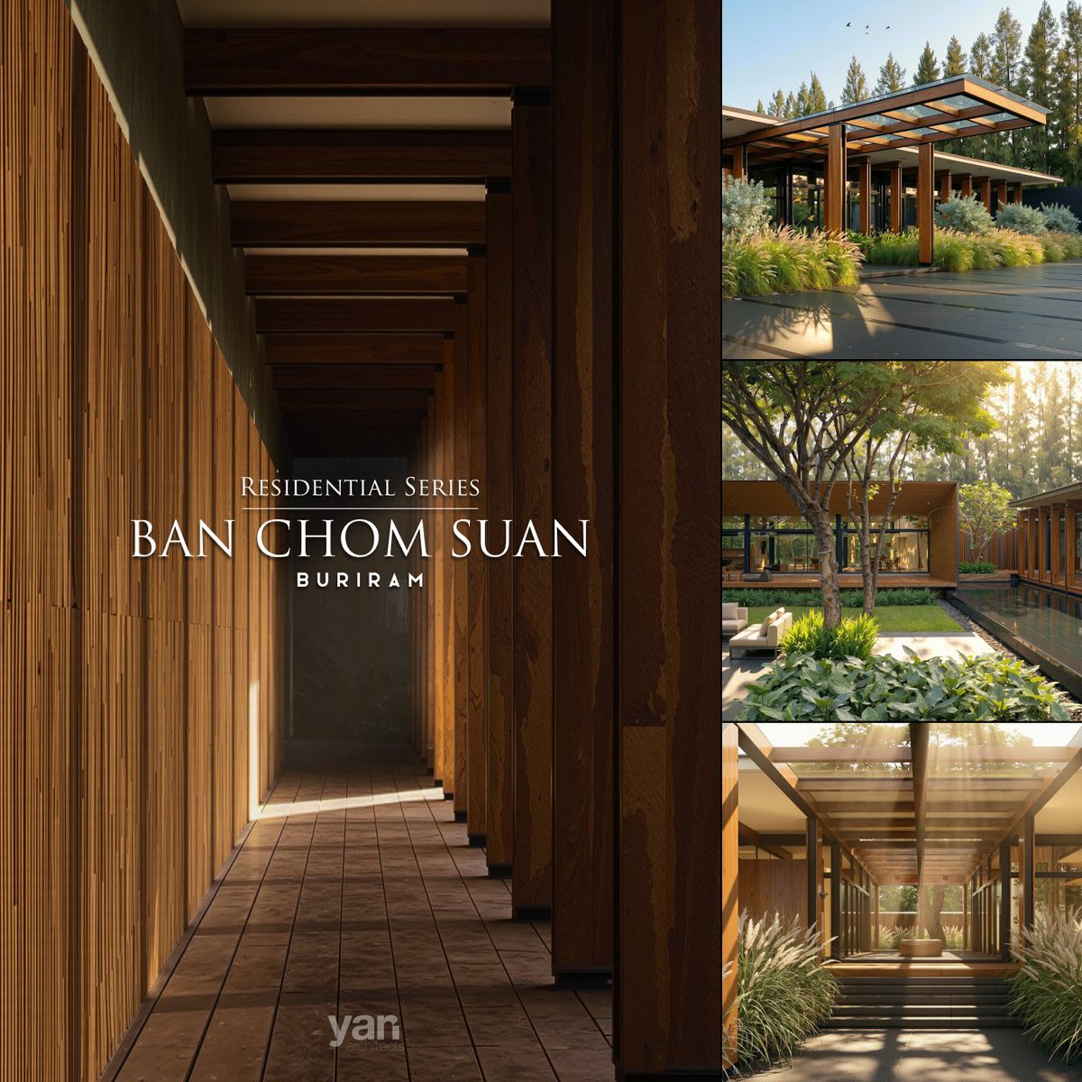 YanArchitects's tweet photo. “บ้านชมสวน”
A Home Where Every Space Turns Toward Nature
บ้านพักตากอากาศในบุรีรัมย์ ที่ให้ “สวน” เป็นหัวใจของบ้าน เชื่อมพื้นที่ ผู้คน และความทรงจำเข้าด้วยกัน

#yanarchitects #ย่านสถาปนิก #wecreateyoursignaturespace #interiordesign #thaiarchitect https://t.co/TBbDGxWFRC