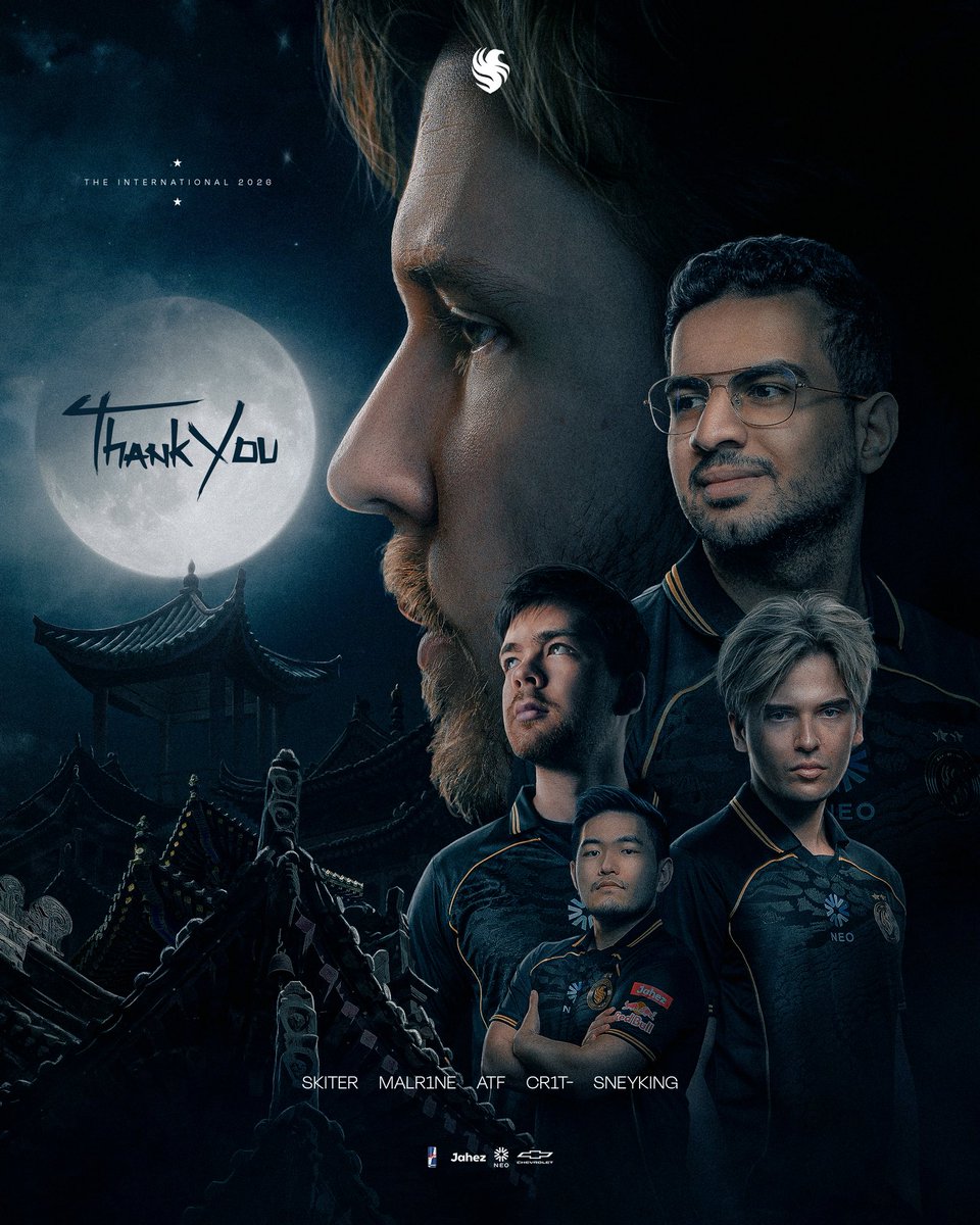 FalconsEsport's tweet photo. No back-to-back TI’s 😢

We are out of the International 2026.

Thank you for the support, we will come back stronger 💚 #TI2026 https://t.co/aBqoVdG61e