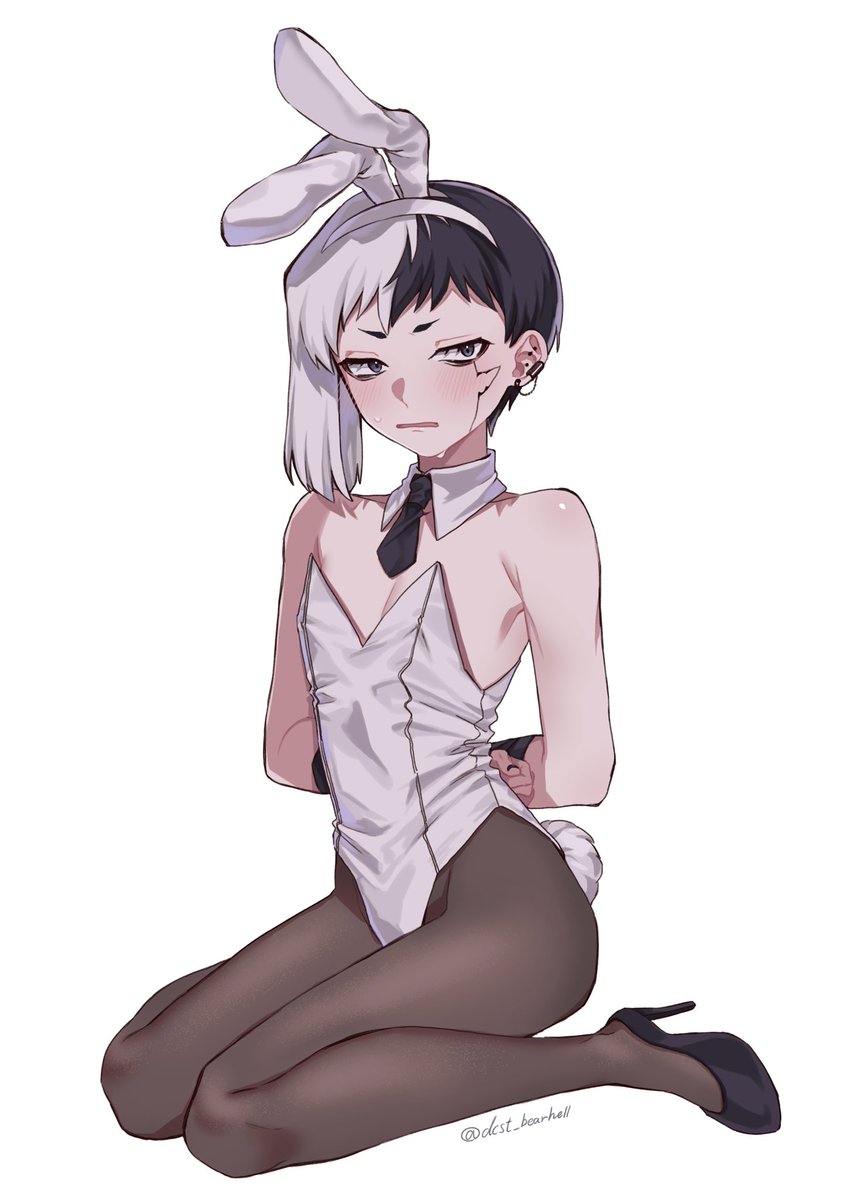 dcst_bearhell's tweet photo. バニーの日ということで🐇🃏再掲🫶🏻
⚠️女装 https://t.co/C7NKrFFNpl
