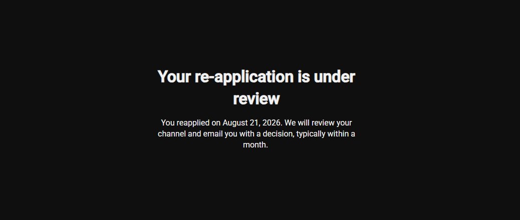 bpeditorrr's tweet photo. @TeamYouTube 

My channel with over 9k subscribers, 200 thousand views that I've run for almost four years was falsely flagged for Reused Content!  Please can anyone address this?  I reapplied today and hope you can check out my channel.

My channel is:
https://t.co/dXTgTZY69u https://t.co/LsdbVZqDyd