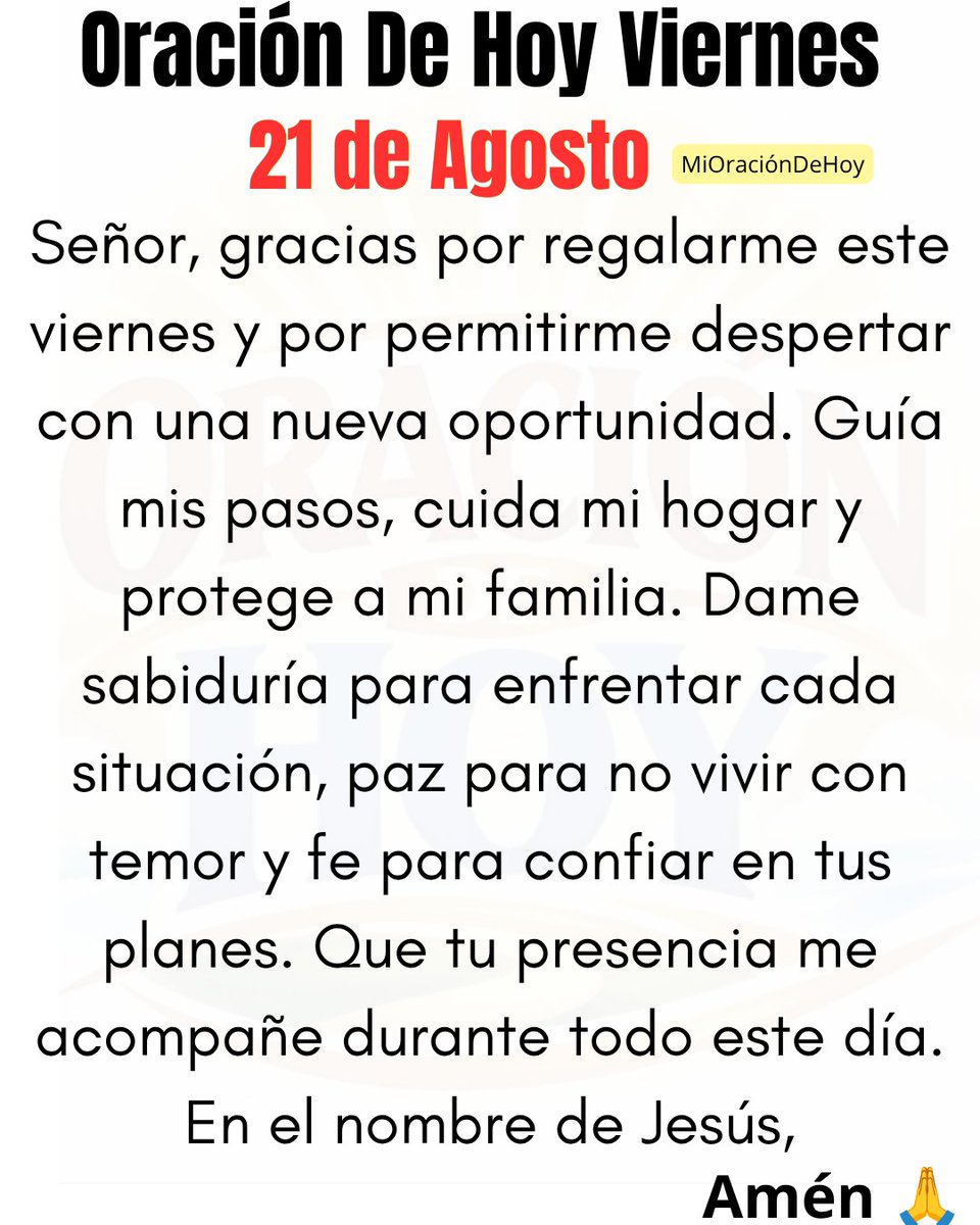 mioraciondehoy's tweet photo. Feliz Viernes ❤️🙏 https://t.co/eU66QvTZCH