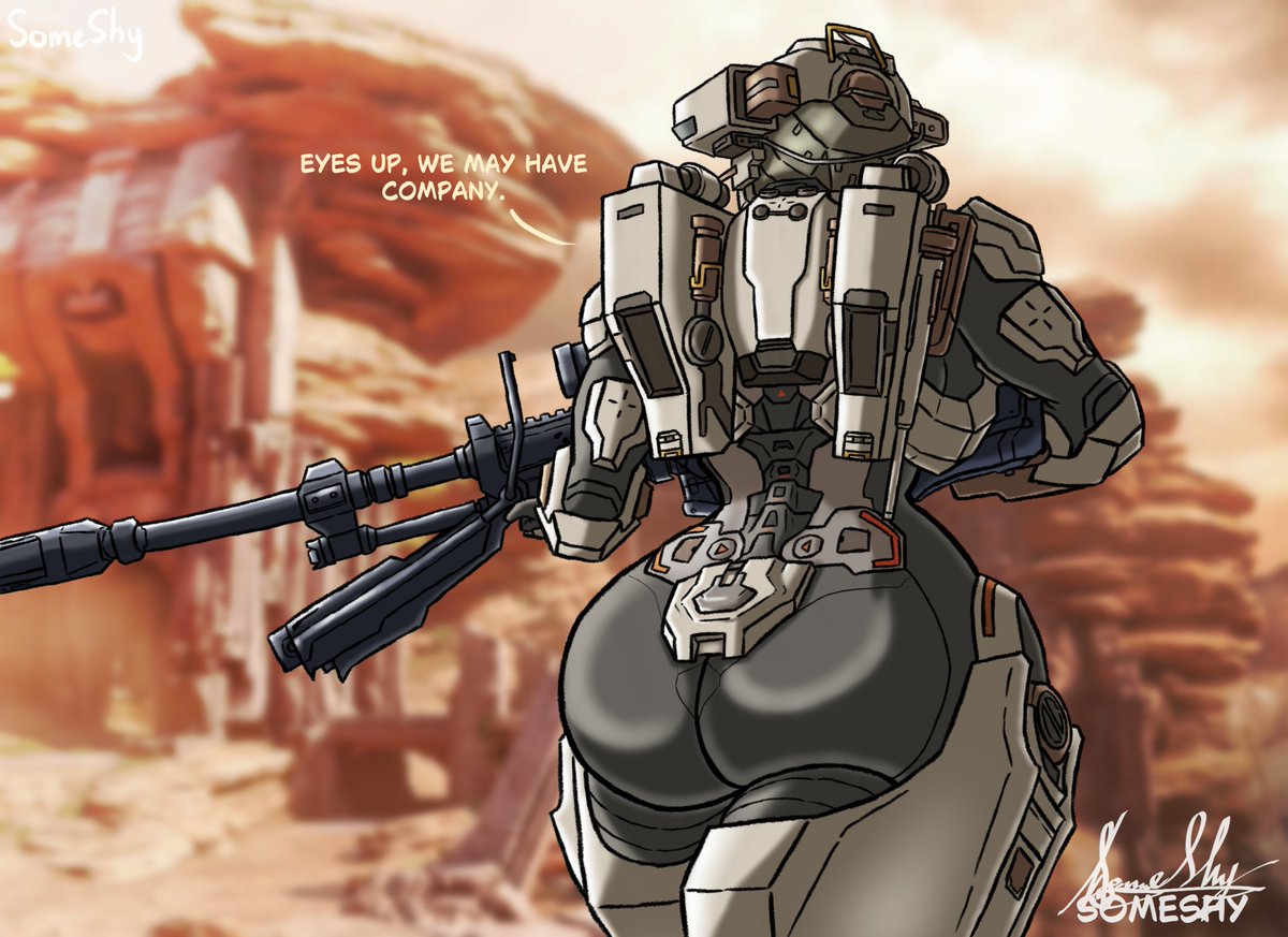SomeShy_SMSHY's tweet photo. Finally managed to finish this new Linda art ✏️
#Halo
#Halofanart
#Linda058 https://t.co/pSJ3BhrdWg