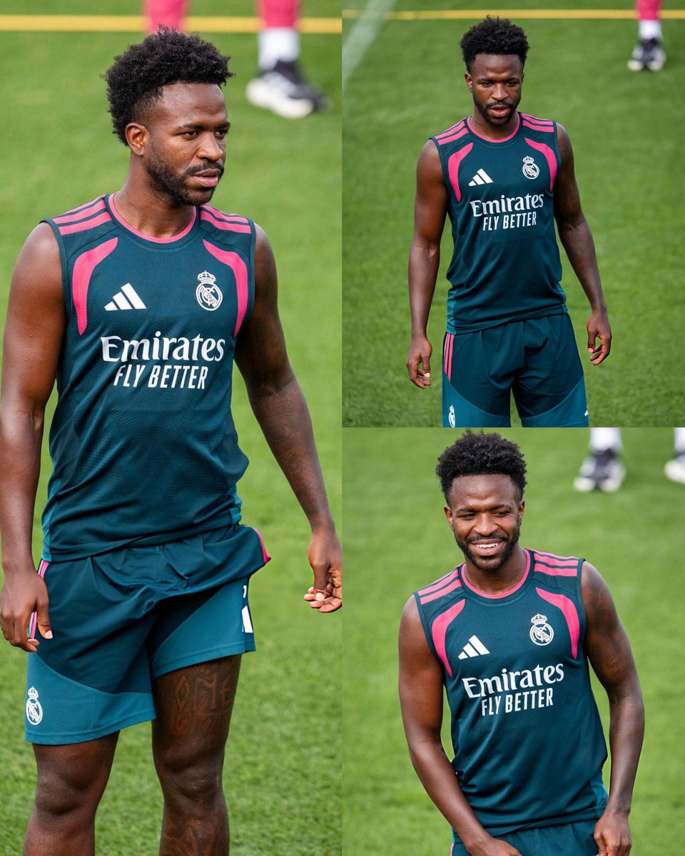 AdriRM33's tweet photo. VINÍCIUS JR ESTÁ LISTO 🤍🔥 https://t.co/glx8M73B9K