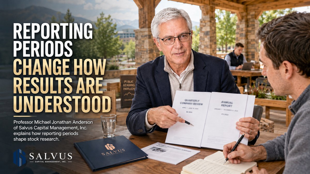 Salvus_Capital's tweet photo. 🧠 Professor Michael Jonathan Anderson highlights the value of viewing company data within context.

📊 Salvus Capital Management, Inc. uses reporting periods to understand business trends.

📝 Research context reveals deeper insights behind stocks.

#SalvusCapitalManagement https://t.co/93rkURvdOY