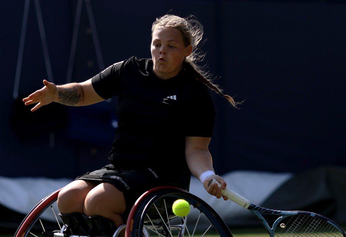 WChairTennisGB's tweet photo. A second singles final this month for @RubyBishop_ 🙌

Ruby races into her second women's singles final of 2026 after beating Ailina Mosko (LAT) 6-0, 6-1 at the WC50 Salk Cup in Sweden, where she's dropped just one game in two matches so far.

#BackTheBrits 🇬🇧 | #WheelchairTennis https://t.co/wa4QUkUg74