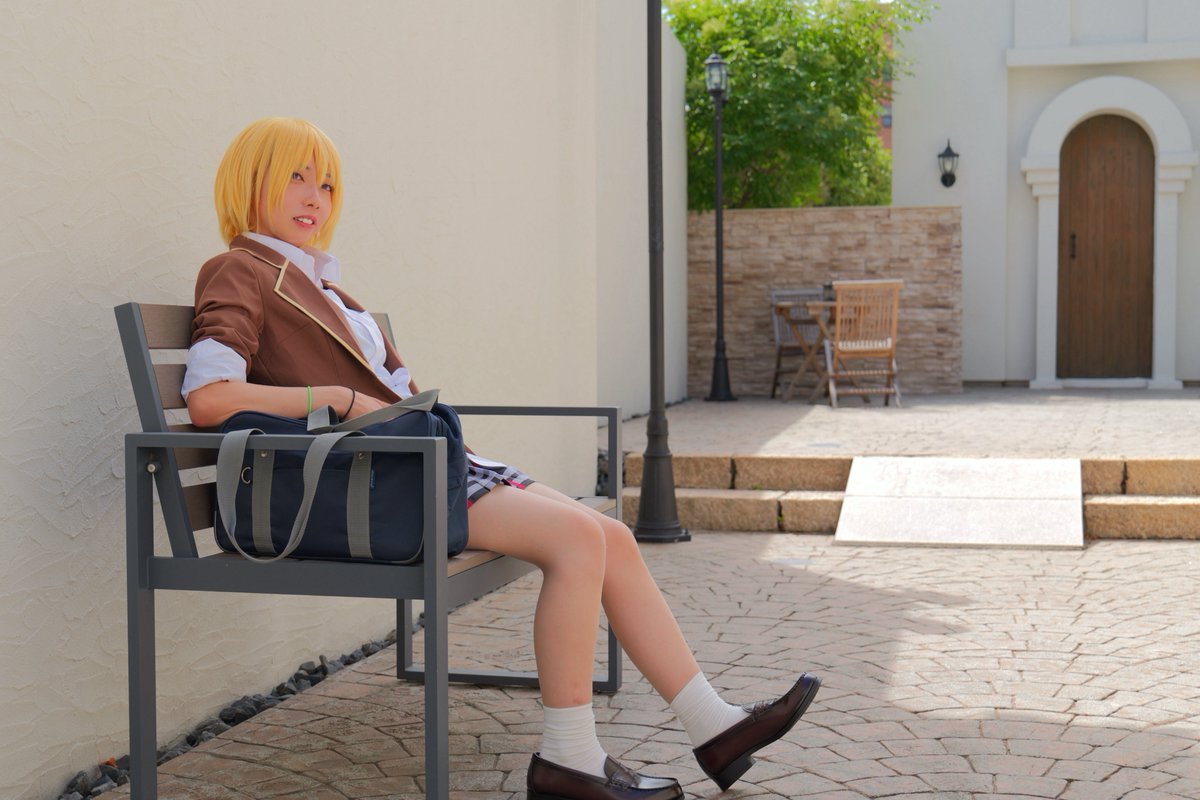 marunoshiny's tweet photo. ⚠︎cosplay

アイドルマスター　シャイニーカラーズ

💛西城樹里

📷@hikohei_west https://t.co/2oigevDLNd