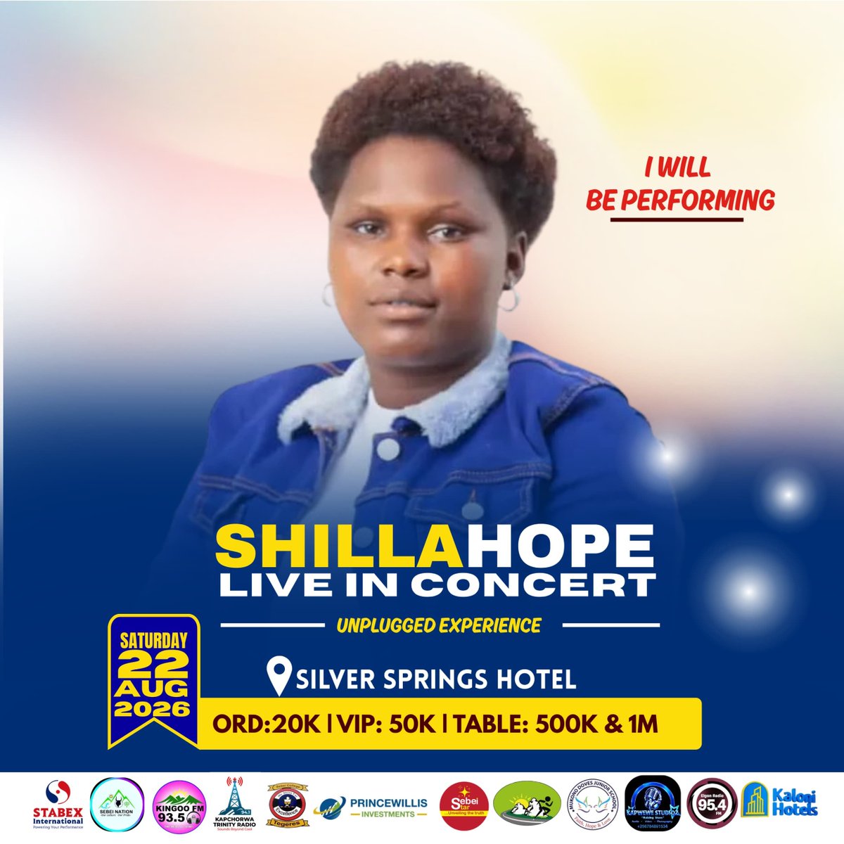 SebeiNation's tweet photo. ✨ Blessed Daisy will be gracing the stage tomorrow at the Shillah Hope Concert! 🎤🔥

Which song from Blessed Daisy are you most excited to hear live? 🎶👇 https://t.co/nQbArPIJD0