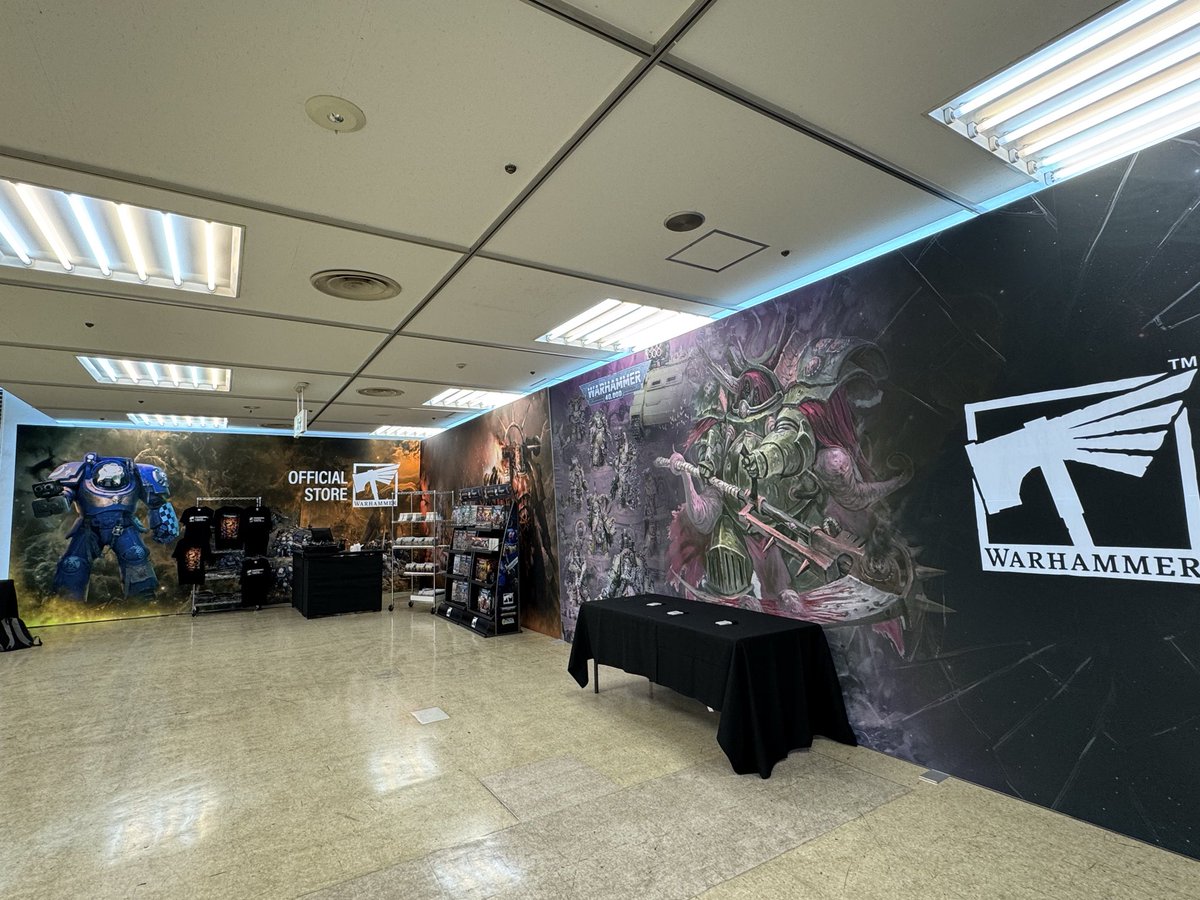 WH_JPN's tweet photo. 【第2回】ウォーハンマー40,000 日本公式トーナメント⚒️

戦いの舞台が整いました！

今回の大会では、なんと約100名のプレイヤーが参加されます！

明日、会場でお会いしましょう！

#ウォーハンマートーナメント日本2026
#WarhammerTournamentJapan2026 https://t.co/CnFqM88An6