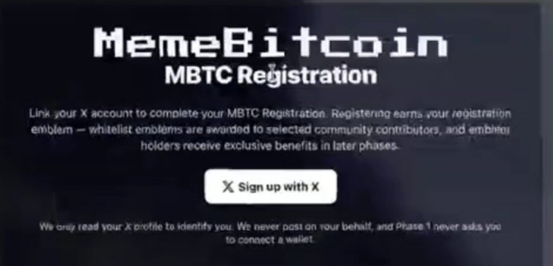engrhsu313's tweet photo. 🚀 Get ready for the Memebitcoin ($MBTC) movement!
​Post directly from your connected X account—make sure the link automatically carries the featured image with it. Once published, paste your post link in the required section. All submitted posts and their accumulated points will be verified and confirmed at the end of the event.
​Don't miss out on maximizing your rewards; participate actively and ensure every step is completed correctly!
​🔥 Join the action now and share your link below. Let’s take $MBTC to the moon together! 🚀🌕
​#Memebitcoin #MBTC #CryptoAirdrop #Web3 #CryptoCommunity