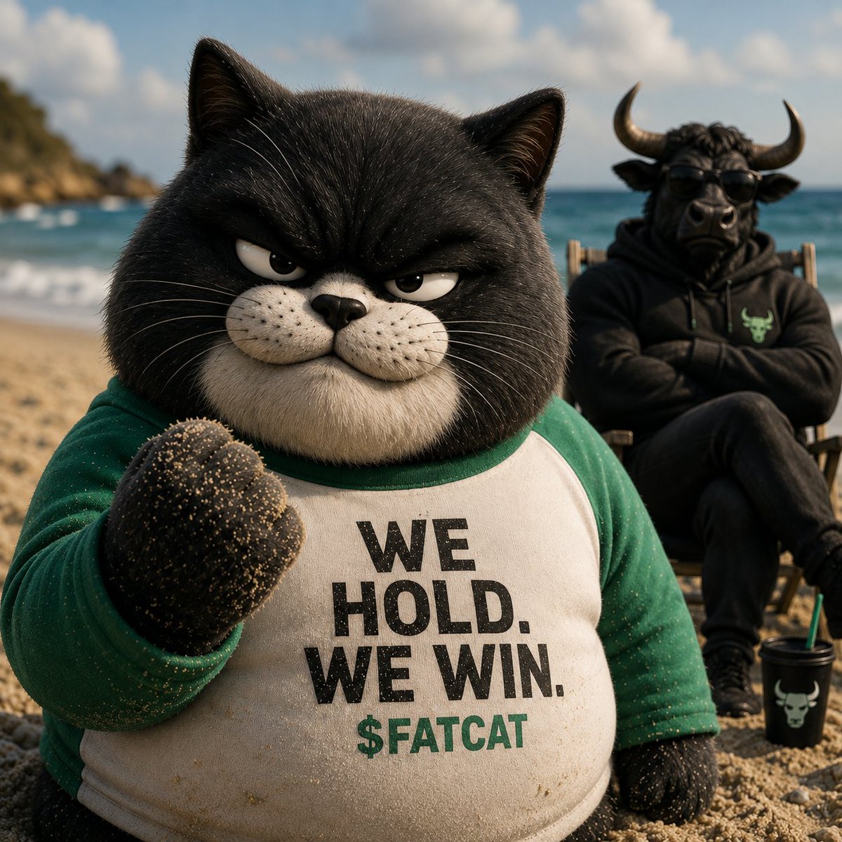 Blurred_paws's tweet photo. Above the noise. Above the fear. Above the charts.
Just $Fatcat and the bull  $ANSEM riding toward the horizon while the rest of the market argues about the next candle.
@Fat_Cat_meme 🤝 @blknoiz06
The destination was never in doubt. 🚀 https://t.co/OmOcrtQ2Au