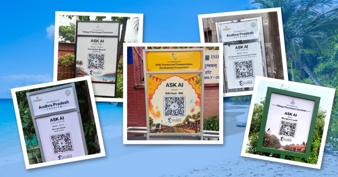 explurger's tweet photo. Explurger’s NiVU is taking AI-powered tourism to the next level across Andhra Pradesh, Goa and Delhi. 🌏✨

From AI Boards and QR-enabled digital touchpoints to location-aware recommendations, local stories, navigation support and personalised travel assistance, NiVU is creating a smarter digital layer for real-world exploration.

📲 Read the full story and discover how AI is reshaping the way we travel 👇
https://t.co/OvKpSzkGof

#Explurger #NiVU #AIinTravel #AITourism #TravelTech #ArtificialIntelligence #SmartTourism #DigitalTourism #AndhraPradeshTourism #GoaTourism #DelhiTourism #TravelInnovation #GetOutGetSocial