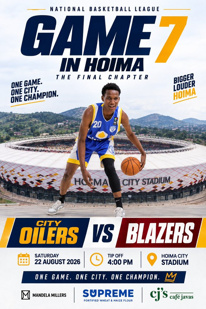 CityOilers's tweet photo. NEW VENUE. NO PROBLEM!!🏆🔥

Game 7. The final game. One last battle for the championship.

#OilersNation #NBLFinals2026 #Game7 #JustOilersBasketball https://t.co/XQSYW6Vntp