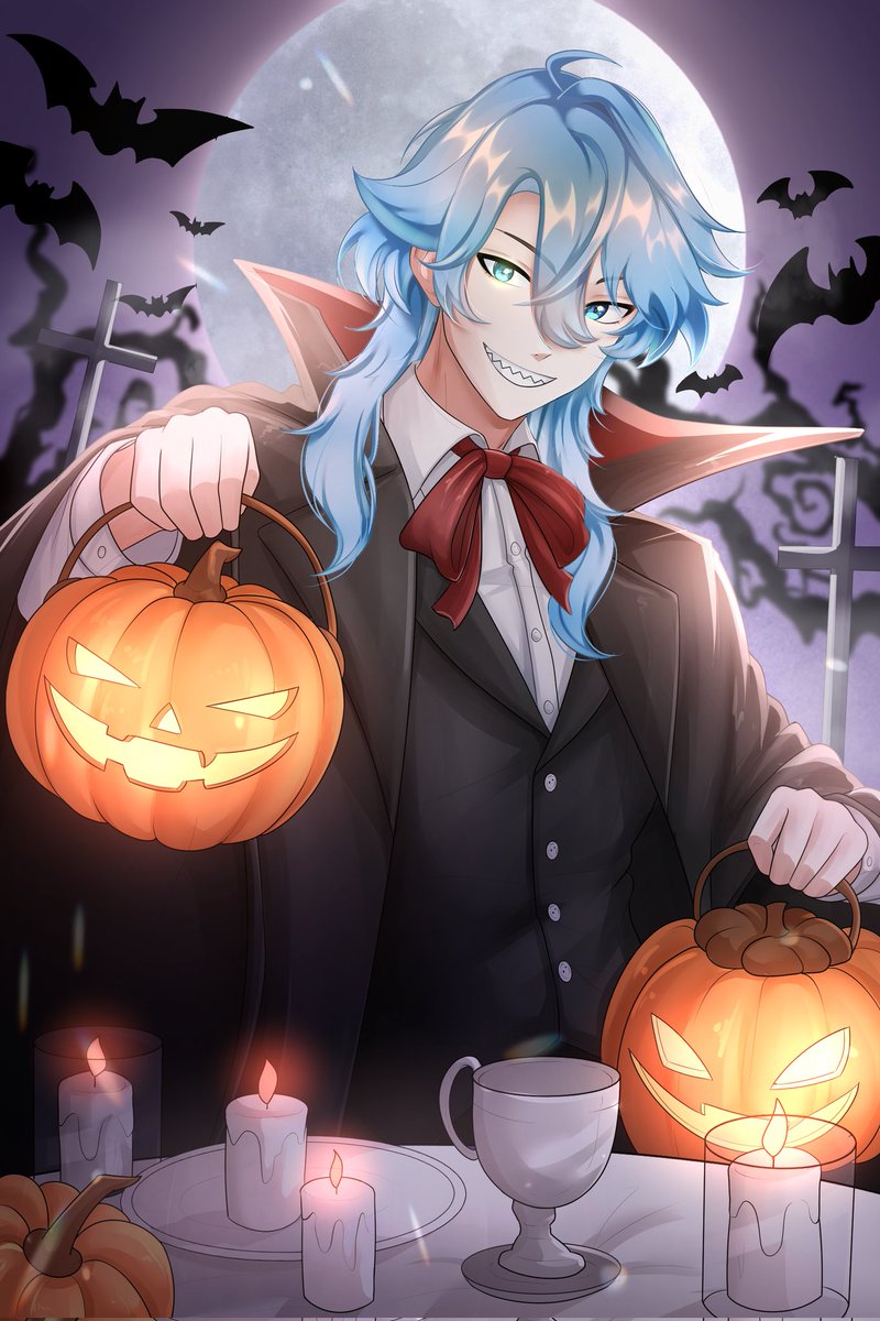 MichaelDrizzt's tweet photo. Part 1 of some Halloween art I've had done recently.
🎨:@nerinahazuki (check out their VGen)
#HalloweenArt #Halloween #Halloween2026 #SpookySeason https://t.co/xZjcqj7vnp