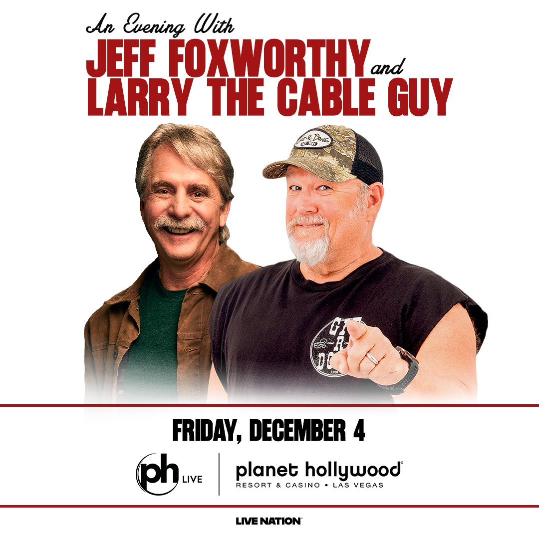 GitRDoneLarry's tweet photo. ON SALE NOW! I'm out with my buddy @foxoutdoors  this winter. We'll be performing in Las Vegas on December 4th at @PHVegas! Grab your tix now at the link at https://t.co/NEFHofXYrN #gitrdone #youmightbearedneck #comedy #standupcomedy https://t.co/UXWfouFZq6