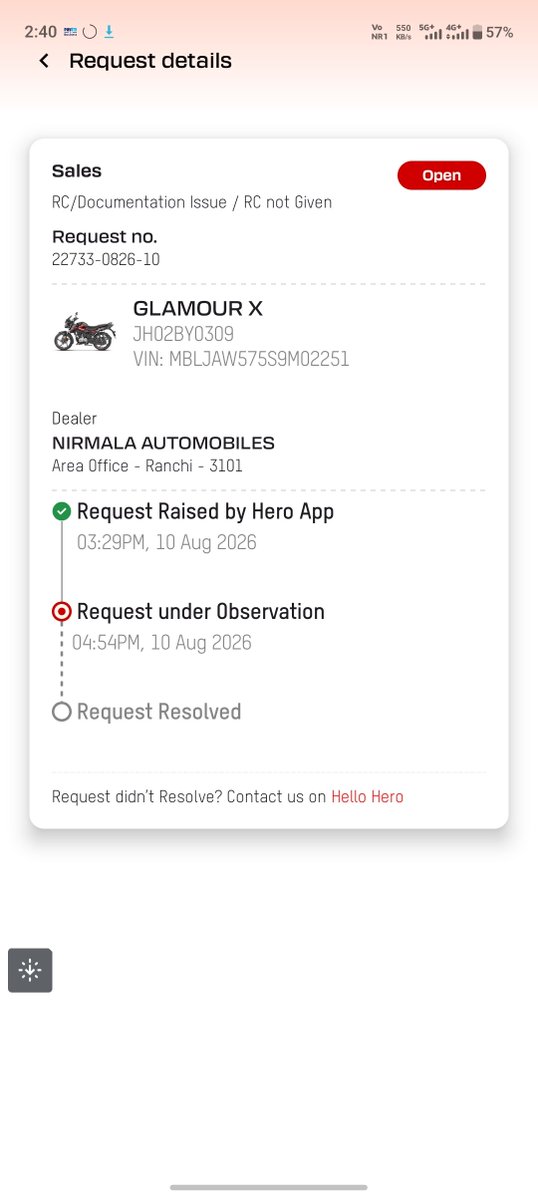 Cactus_Academy's tweet photo. @HeroMotoCorp After sale service pathetic. After selling their product they don't give a sh*t about you and your concerns.
Choose @tvsmotorcompany instead. https://t.co/BEbkhFixOk