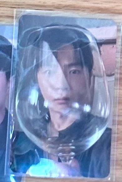 4j20th's tweet photo. jay wine glass photocard i'll GET YOU https://t.co/z6ccCI719n