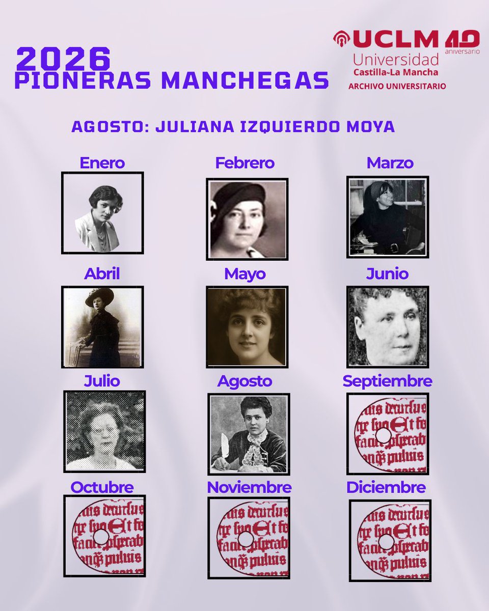 ArchivoUCLM's tweet photo. Conoce a Juliana Izquierdo Moya. Nacida en una familia humilde en Las Pedroñeras (Cuenca), en 1888 llegó a convertirse en una de las mentes más polifacéticas de su época. 💡 Autodidacta, filósofa, traductora y docente. ¡Explora su historia!
https://t.co/74421hkijq https://t.co/R8XXW88hTk