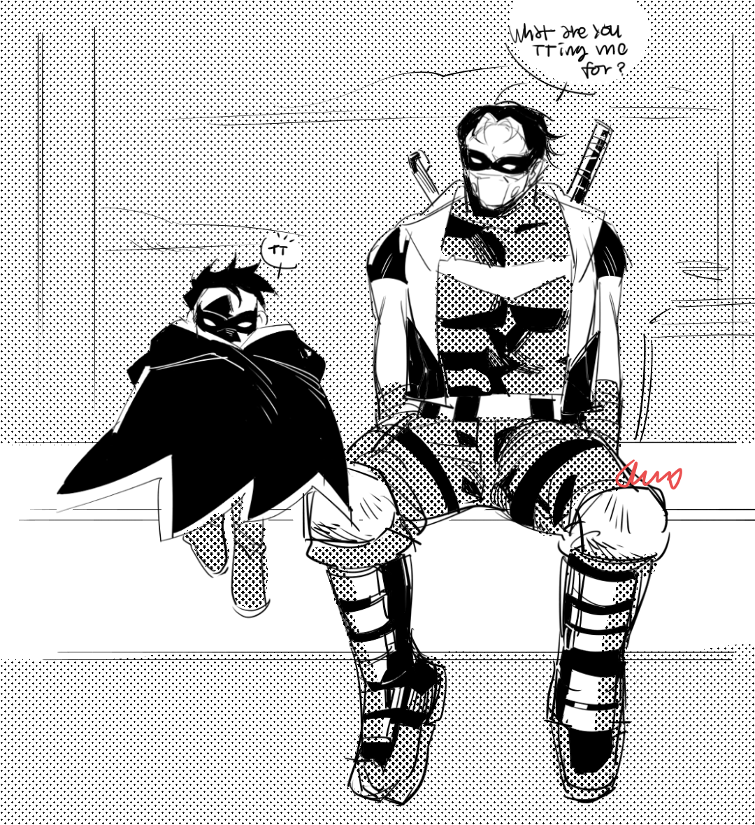 teeahraa's tweet photo. dumping old doodles i did after finished reading boy wonder, their interactions are so 😹😹😹

#jasontodd #damianwayne https://t.co/8IfsuIQWmF