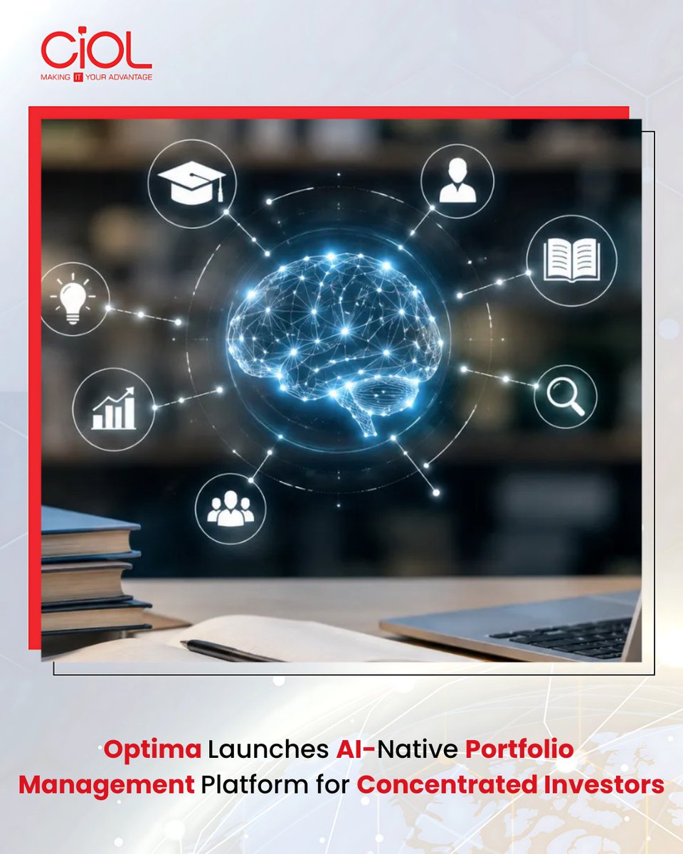 CiOL_News's tweet photo. Optima Launches AI‑Native Portfolio Platform
Optima has unveiled an AI‑native portfolio management platform designed for concentrated investors, building strategies around clients’ existing industry and business exposure.
Read More: https://t.co/iEJMvMHHBu
#CIOL #Optima #AI https://t.co/LbLsJFCDDt