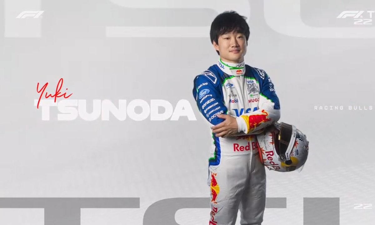 Hawk9248's tweet photo. Yuki is back in F1 INTRO! https://t.co/YnJ8SyR1FX