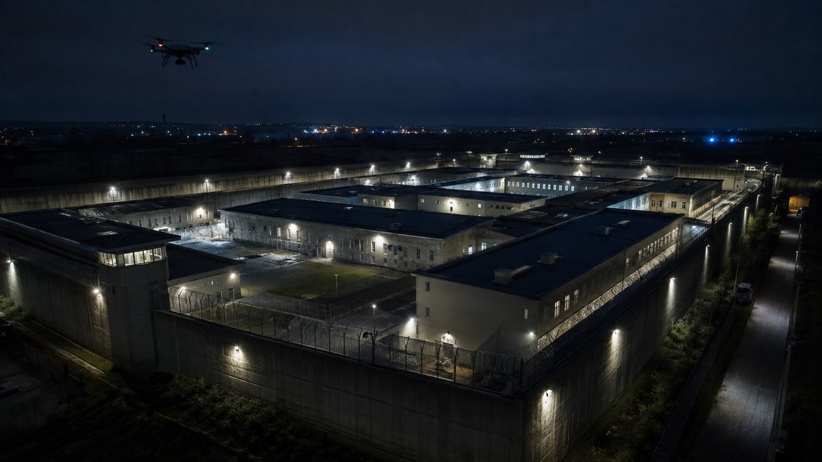french_report78's tweet photo. 🔴⚖️ FLASH — À Strasbourg (67), les drones à destination des détenus d’une prison empêchent les hélicoptères du SAMU d’atterrir à cause du risque de collision.

Les patients sont désormais détournés la nuit puis transportés en ambulance : 30 à 45 minutes perdues sur des urgences vitales selon les soignants.

(DNA / image d’illustration)