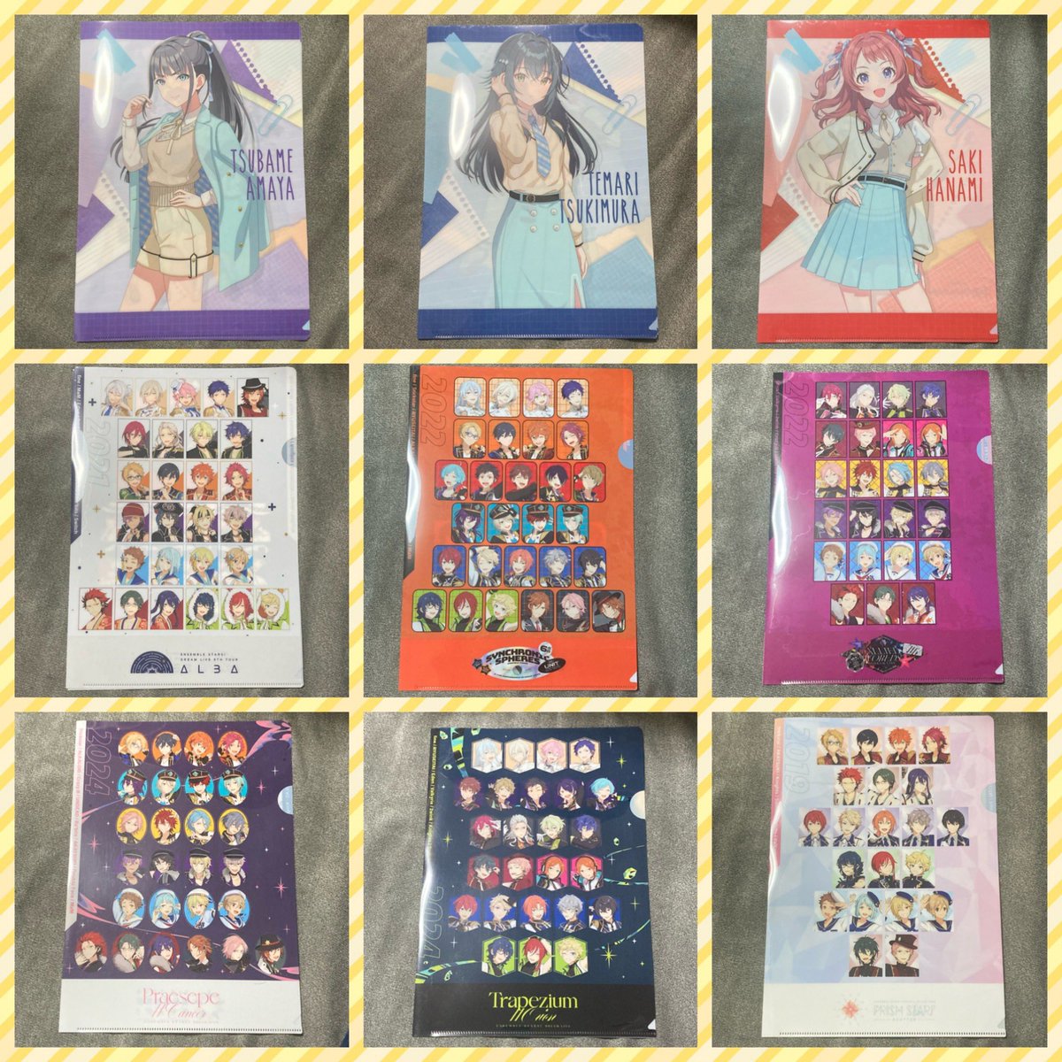 Ass__is's tweet photo. Fate/Grand Order FGO ホロライブ 学園アイドルマスター 学マス あんさんぶるスターズ あんスタ 銀魂 プロジェクトセカイカラフルステージ プロセカ ドズル社 Mrs. GREEN APPLE クリアファイル クリアシート 譲渡

求:3枚¥400(送料込)

1枚目を確認の上チャット(DM)にてお声掛けください https://t.co/0NHWSxv3ae