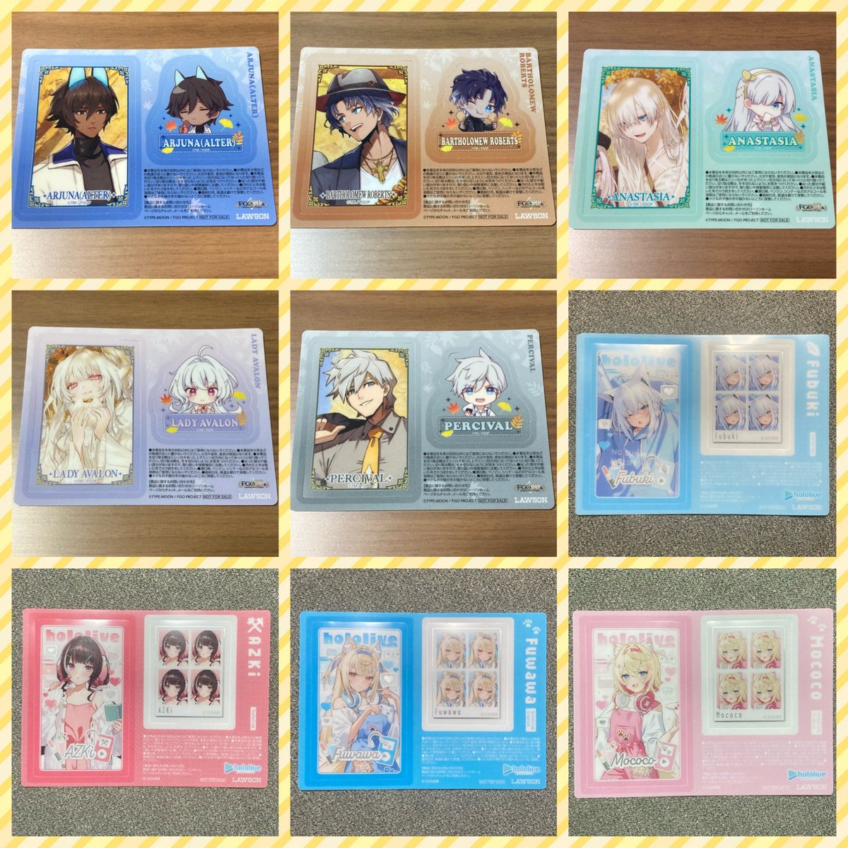 Ass__is's tweet photo. Fate/Grand Order FGO ホロライブ 学園アイドルマスター 学マス あんさんぶるスターズ あんスタ 銀魂 プロジェクトセカイカラフルステージ プロセカ ドズル社 Mrs. GREEN APPLE クリアファイル クリアシート 譲渡

求:3枚¥400(送料込)

1枚目を確認の上チャット(DM)にてお声掛けください https://t.co/0NHWSxv3ae
