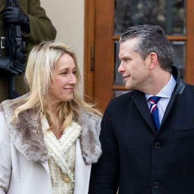 MAGAts_Exposed's tweet photo. Meet MAGAt tradwife icon Jennifer Hegseth, who loves family values so much she decided to start her own while both she and Pete were still married to other people. Truly a modern testament of faith and strategic scheduling!
It all makes perfect sense now why Pete proudly declared he only trusts and takes advice from the "two Js"—Jennifer and Jesus. Because nothing says "divine guidance" quite like running secret, high-level Pentagon airstrike briefings on a private Signal chat while swapping notes on the Ten Commandments.
Of course, she also finds time to homeschool their kids—a truly miraculous feat of time management considering she is constantly jet-setting around the globe with Pete. Perhaps Jesus is handling the lesson plans while she is busy running the Department of Defense.
And let's talk about those Pentagon travel expenses. Nothing says "fiscal responsibility" like bringing your entire blended family of seven on what looks like a taxpayer-funded, red-carpet parent-child tour of France.
Naturally, actual military spouses—who are currently enduring grueling deployments and real hardships—are thrilled to see Jennifer handpicked by Trump to head the Presidential Military Spouse Commission. It's so inspiring for them to watch a former Fox News producer, with zero military background, waltz into the Oval Office to collect a new title while their family members face record-breaking, stressful deployments at sea.