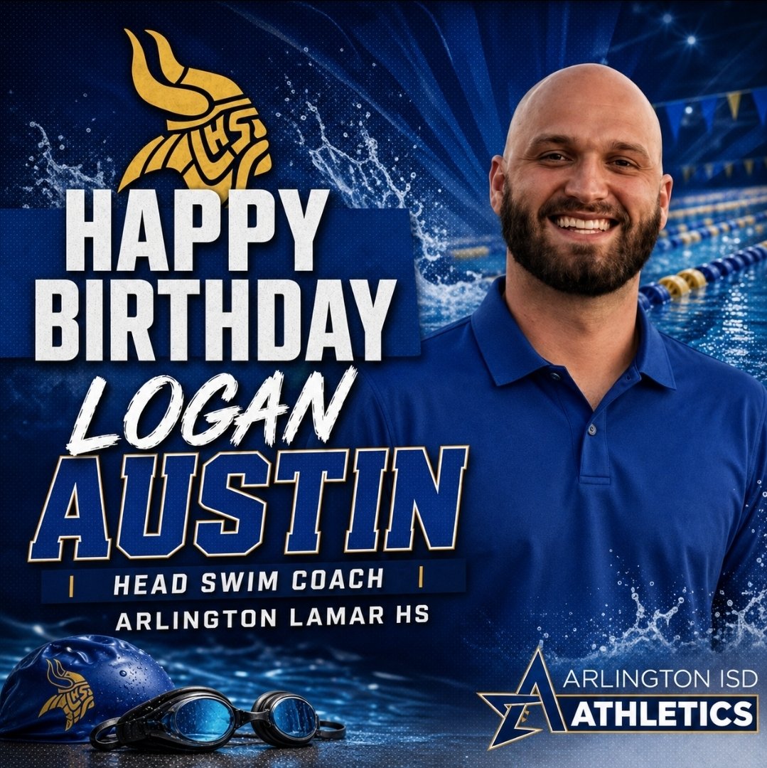 AISD_ATH's tweet photo. Happy Birthday 🎂 🥳 🎉

#CultivatingChampions
#MakingDreamsHappen
@ArlingtonISD @THSCAcoaches @OfficialTHSADA 
#WeAreArlingtonISD https://t.co/Gf3BMjoL1x