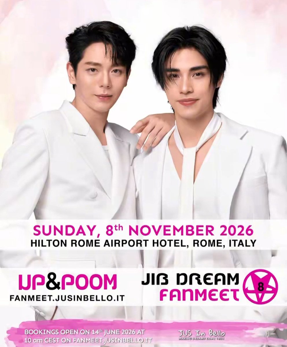 LarisaG10393's tweet photo. Our talented boys will have a great november. From Italy FM 8 november they will fly directly to Japan for 13 november FM? It should be a complete trinity if in same period they would add a Korea FM. So so happy, our #UpPoom deserve all best!

@uppoompat @poompps1 https://t.co/Wj32SSCfDW